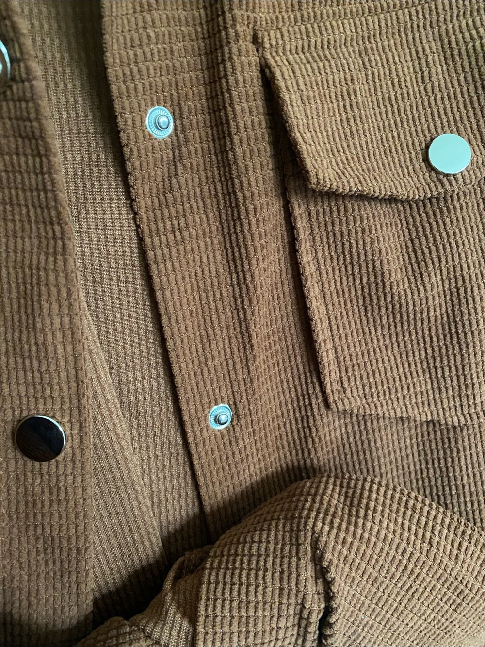 Utility Shacket Jacket in Rust - Picture 3 of 4